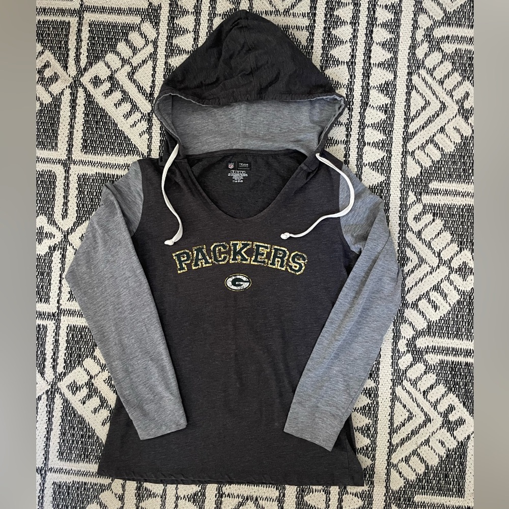 Green Bay Packers Women’s Hooded Shirt/Hoodie Size S